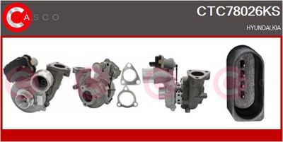 CASCO CTC78026KS Турбина  для HYUNDAI TUCSON (Хендай Туксон)