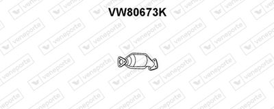 VENEPORTE VW80673K Катализатор для VW PASSAT B5 Variant (3B5)