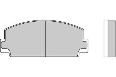 E.T.F. 12-0077 Тормозные колодки для MITSUBISHI LANCER I (A7_)