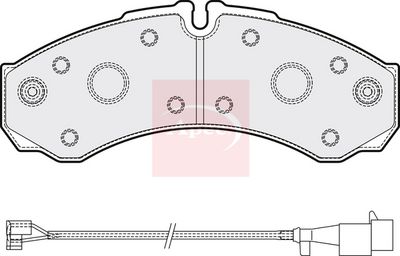 APEC Brake Pad Set, disc brake PAD2078