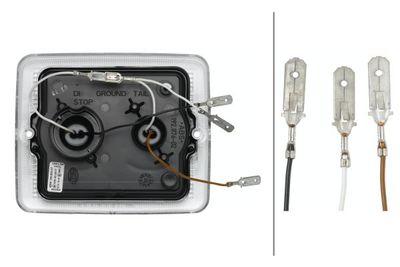 LICHTSCHEIBE SCHLUSSLEUCHTE HELLA 9DW195804071 1