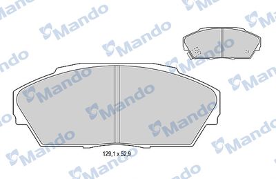 Комплект тормозных колодок, дисковый тормоз MANDO MBF015532 для ACURA LEGEND
