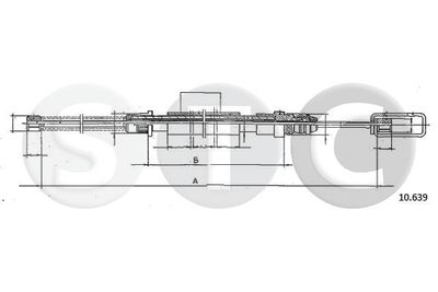 CABLU FRANA DE PARCARE