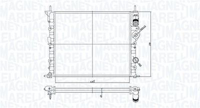 MAGNETI MARELLI Kühler, Motorkühlung