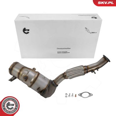 Filtr sazových částic, výfukový systém ESEN SKV 62SKV581