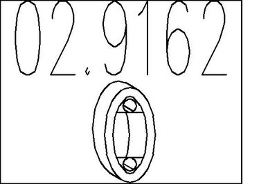 TAMPON CAUCIUC AMORTIZOR ESAPAMENT MTS 029162