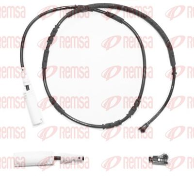 Styk ostrzegawczy, zużycie okładzin hamulcowych REMSA 001129