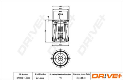 ÖLFILTER DR!VE+ DP1110110335 1