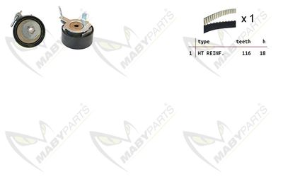 Комплект ремня ГРМ MABYPARTS OBK010247 для FORD C-MAX
