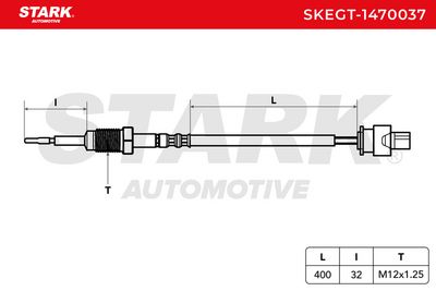 датчик, температура на изгорелите газове STARK SKEGT-1470037
