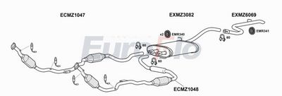 Układ wydechowy EUROFLO MZML3323001A00