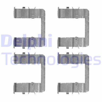Комплектующие, колодки дискового тормоза DELPHI LX0519 для HYUNDAI H100