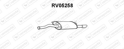 Глушитель выхлопных газов конечный VENEPORTE RV05258 для ROVER 45