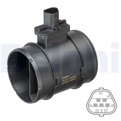 Delphi Mass Air Flow Sensor AF10519-12B1
