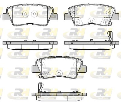 Комплект тормозных колодок, дисковый тормоз ROADHOUSE 21807.12 для KIA STONIC