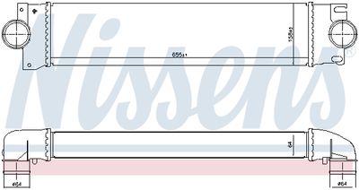 INTERCOOLER COMPRESOR NISSENS 96071 4