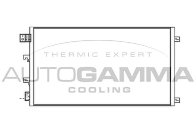 AUTOGAMMA 104578 Радиатор кондиционера  для NISSAN QASHQAI / QASHQAI +2 I (J10, NJ10, JJ10E) 1.6