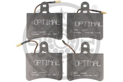 Комплект тормозных колодок, дисковый тормоз OPTIMAL 12036 для CITROËN C35