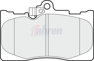 Fahren Brake Pad Set, disc brake FBP4265