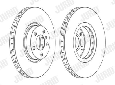 JURID 562520JC-1 Тормозные диски  для BMW X6 (Бмв X6)