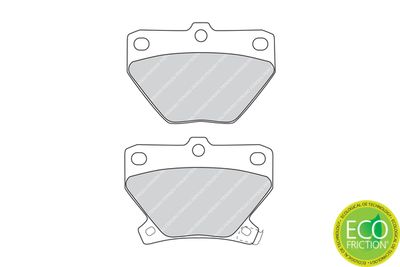 SET PLACUTE FRANA FRANA DISC FERODO FDB1395 1