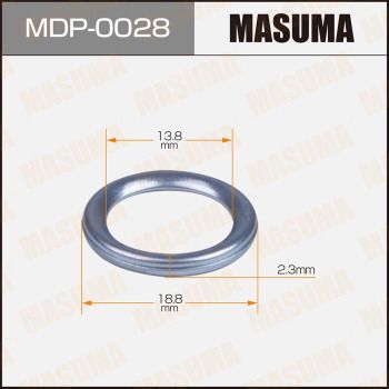 Уплотнительное кольцо, резьбовая пробка маслосливн. отверст. MASUMA MDP-0028 для MITSUBISHI PROUDIA/DIGNITY