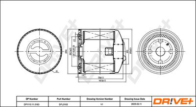 FILTRU ULEI DR!VE+ DP1110110163 0