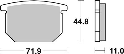 BREMSBELAGSATZ SCHEIBENBREMSE