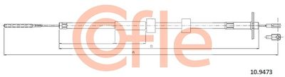 COFLE 92.10.9473 Трос ручного тормоза  для MERCEDES-BENZ G-CLASS (Мерседес Г-класс)