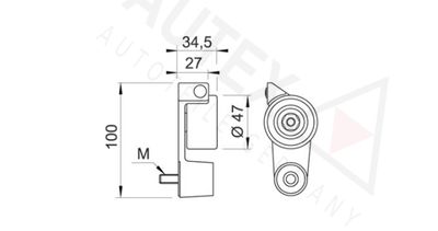 ROLA INTINZATOR CUREA DISTRIBUTIE AUTEX 641619 1