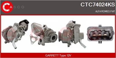 COMPRESOR SISTEM DE SUPRAALIMENTARE CASCO CTC74024KS