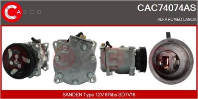 COMPRESOR CLIMATIZARE CASCO CAC74074AS