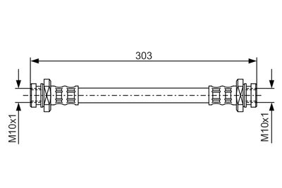 Brake Hose 1 987 476 436