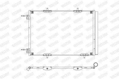 KONDENSATOR KLIMAANLAGE WALKER WCD00356 7