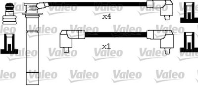 Комплект проводов зажигания VALEO 346619 для VW JETTA