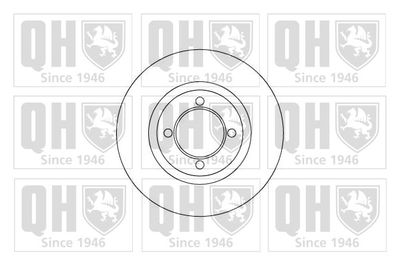 Тормозной диск QUINTON HAZELL BDC3455 для DAIHATSU CHARMANT