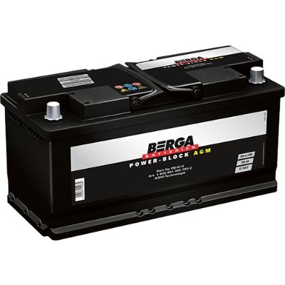 Стартерная аккумуляторная батарея BERGA 6059010957502 для PORSCHE PANAMERA