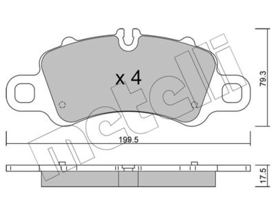 SET PLACUTE FRANA FRANA DISC METELLI 2212540