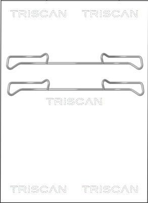 Комплектующие, колодки дискового тормоза TRISCAN 8105 101642 для VW BEETLE