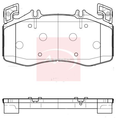 APEC Brake Pad Set, disc brake PAD2360
