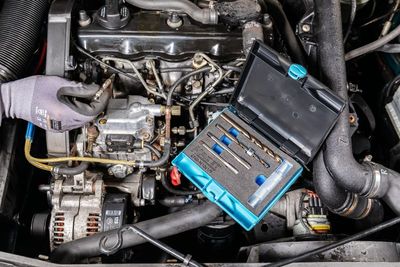 GEWINDESCHNEIDWERKZEUGSATZ GLüHKERZE HAZET 4760M10X19 1