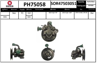 HYDRAULIKPUMPE LENKUNG SNRA PH75058