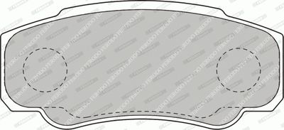 Brake Pad Set, disc brake FVR1480