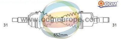 Приводной вал Multiparts 18-051700 для MAZDA CX-5