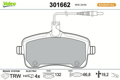 SET PLACUTE FRANA FRANA DISC VALEO 301662
