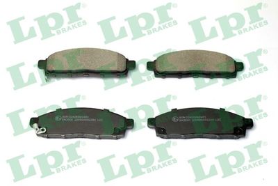Комплект тормозных колодок, дисковый тормоз LPR 05P2284 для FIAT FULLBACK