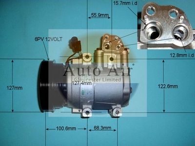Compressor, air conditioning Auto Air Gloucester 14-9704