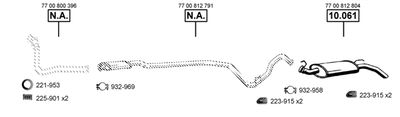 Układ wydechowy ASMET RE101425