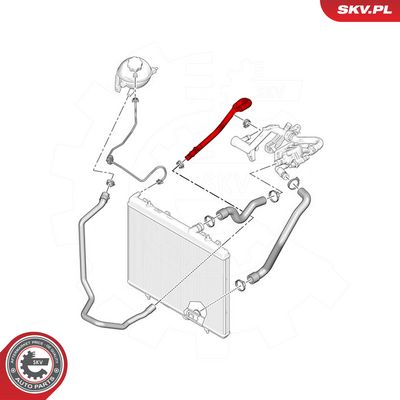 Potrubí chladiva SKV 43SKV605