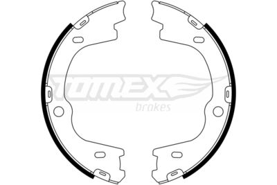 TOMEX Brakes TX 23-27 Тормозные колодки барабанные  для HYUNDAI  (Хендай Иx55)
